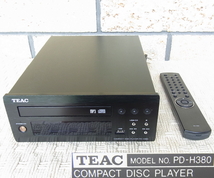 TEAC ティアック PD-H380 CDプレーヤー リモコン付き USB端子 ハイコンポ_画像1