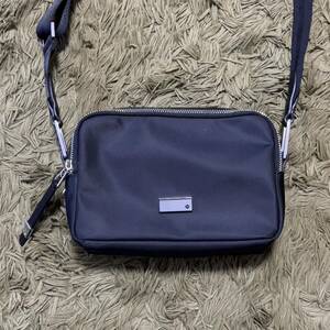 Samsonite Samsonite Be is - shoulder bag black light weight W21cm H14cm D8cm Mini silver metal fittings 