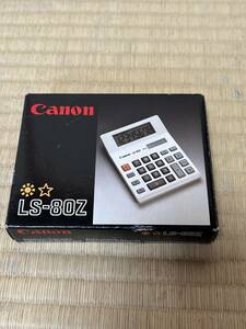 Canon LS-80Z 電卓　　レトロ　　未使用
