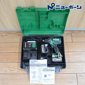 ★1D074★HiKOKI ハイコーキ★充電式ドライバドリル★DS14DBSL2LYPK★展示未使用品★＜ニューポーン＞