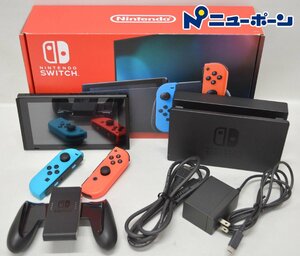 ★1K649★任天堂 Nintendo★SWITCH★HAD-S-KABAA★JyoConストラップ欠品★2019年モデル★USED★＜ニューポーン＞