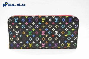 1B552★LOUIS VUITTON ルイヴィトン ポルトフォイユ・アンソリット M93754 マルチカラー ★USED★＜ニューポーン＞