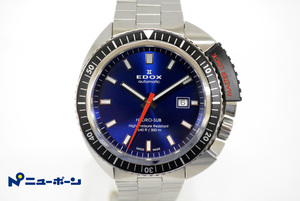 T849★EDOX エドックス ハイドロサブ 80301-3NM-BUIN オートマ 500M防水 ★USED★＜ニューポーン＞