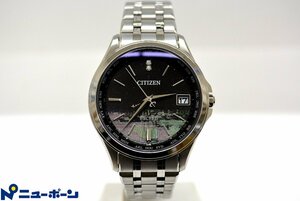 1T146★CITIZEN EXCEED　メンズ★「いい夫婦の日」限定モデル★エコドライブ・電波★CB1080-52F★USED★＜ニューポーン＞