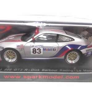 【未開封】spark 1/43 ポルシェ/Porsche 911 996 GT3 R -Dick Barbour Racing- Le Mans 2000 スパーク S5525 MINIMAX/60サイズの画像2