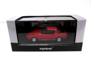 【未開封】KYOSHO 1/43 MAZDA SAVANNA RX-7（SA22c）Red マツダ サバンナ No.03281R 京商/60サイズ