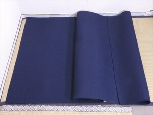 ★セール！【紺色毛氈　3ミリ厚】サイズ：93×188cm　茶道具 敷物 花見 野点 茶会に！