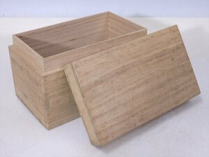 ★総桐【茶通箱　紙箱入り】サイズ：16.6×10×高さ10.5cm　茶道具 茶器