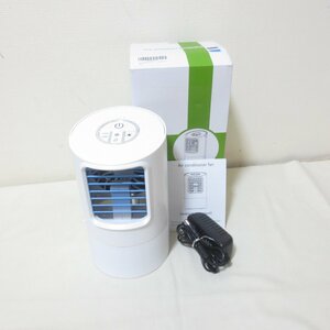 O787　美品　Portable air Conditioner fan　卓上　冷風機　扇風機　コンパクト　ホワイト