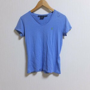 P428　ラルフローレン　RALPH LAUREN　SPORTS　ブルー　半袖　Tシャツ　【メ便】