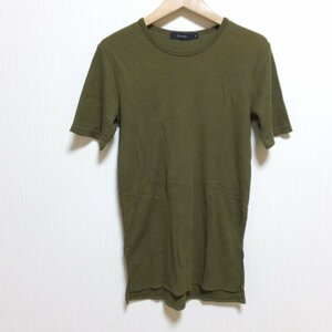 P664　RAGEBLUE　レイジブルー　カーキ　ワッフル　Tシャツ　カットソー　M　【メ便】