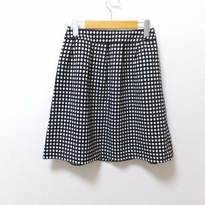 Q033　組曲　ブラック×ホワイト　スカート　小さいサイズ　S3　【メ便】