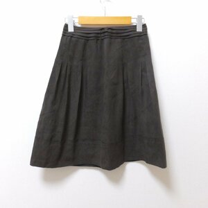 Q019　23区　こげ茶　秋冬　スカート　小さいサイズ　32　【メ便】