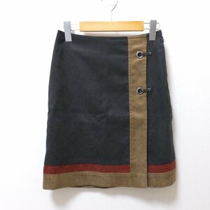 Q018　23区　こげ茶　秋冬　スカート　小さいサイズ　32　【メ便】