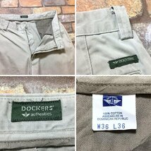 BP2-811【175cm普通体型】90’s OLD品【DOCKERS ドッカーズ】ヴィンテージ コットンパンツ【W36 メンズXL】チノパン ワークパンツ アメカジ_画像6