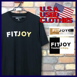 ME9-955★国内入手困難★ブラジル お菓子【FITJOY フィットジョイ】半袖 両面プリントTシャツ【メンズ XL】オーガニック プロテインバー