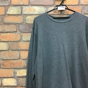 SD2-938★USA買付商品★良品★【OLD NAVY オールドネイビー】無地 スウェットシャツ【メンズ L】グレー 薄手生地 USA古着 丸首 海外規格