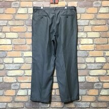 BP3-132【USA古着 haggar】GOODシルエット グレーカラー ワイドパンツ【モデル175cm】【W38 メンズXL】大きいサイズ 濃灰色 Y2K アメカジ_画像5