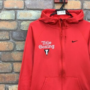 SD6-535* America buying attaching commodity *USA limitation *[NIKE Nike ] high performance DRI-FIT reverse side nappy full Zip Parker [ lady's XS] red jersey 