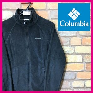 ME7-166★USA直輸入★正規品★【Columbia コロンビア】刺繍ロゴ フルジップ フリースジャケット【レディース M】スミクロ アウトドア 古着