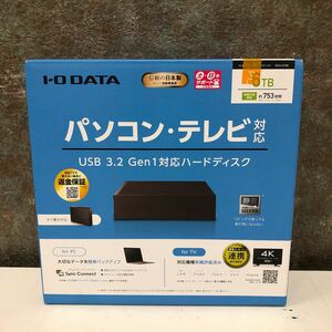 【未使用品】5-4 I-O DATA アイオーデータ 外付けHDD 6TB USB ハードディスク パソコン テレビ 対応 日本製 新品 