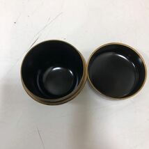 【中古品】5-29 短冊茶箱 柄杓 茶碗 茶器 茶道具 _画像5