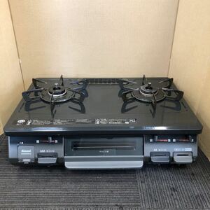 [ present condition goods ]5-15 Rinnai Rinnai gas-stove city gas KGM64BK2L black 2. grill attaching left a little over heating power gas portable cooking stove 