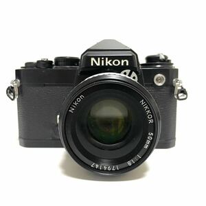 【1円〜】 NIKON FE NIKON NIKKOR 50mm 1:1.8 ジャンク