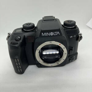 【送料無料 234405】MINOLTA ミノルタ α-7 フィルムカメラ 光学機器 動作未確認 現状品