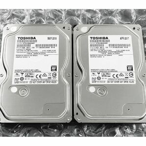 TOSHIBA DT01ABA050V 2台 500GB 3.5インチ HDD AVコマンド対応 S1