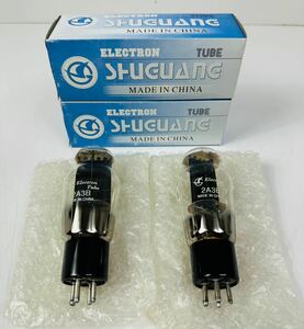 SHUGUANG ELECTRON TUBE エレクトロンチューブ 真空管 2A3B 2本組