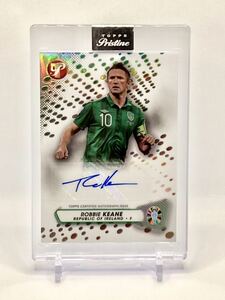 ロビー・キーン 2023 Topps Pristine Road To Euro 2024 Robbie Keane Auto Autograph Ireland soccer 直筆サイン