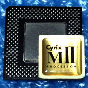 intel Celeron 366MHz と Cyrix MⅡエンブレムシール 動作未確認 コレクションに MII 