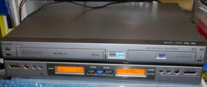 送料無料 DV-HRW30 SHARP HDD・DVD・ビデオ一体型レコーダー リモコン付き 動作品