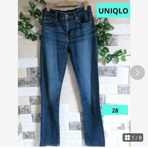 ユニクロジーンズ　スリム　ストレート　ミドル　KAIHARA UNIQLO JEANS