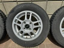 軽自動車 ホイール＋スタッドレスタイヤ×4本セット GIRO WINTER MAXX 01 145/80R13 75Q【中古】_画像4