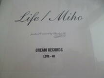 新品シールド Miho / Life ■'99年限定アナログ盤12”ep Prod.by Steady & Co. 降谷建志 KJ (Dragon Ash)_画像2