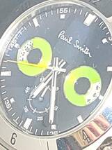 【１円～】Paul Smith ポールスミス ディスクアイズ ふくろう GN-4W-S 刻印 腕時計　【2400】_画像2