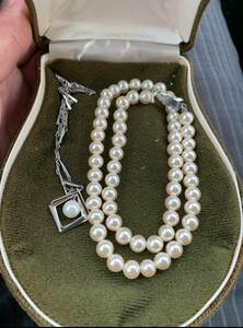  pearl necklace & one Point pearl necklace set 