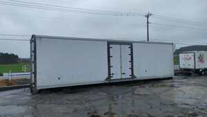 [ Fukuoka pickup limitation ]10t freezing aluminium container 2024 year 2 month installation condition excellent warehouse storage room 