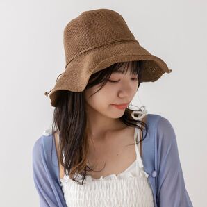 【新品未使用】オリーブデオリーブ ワイヤー入り雑材ハット