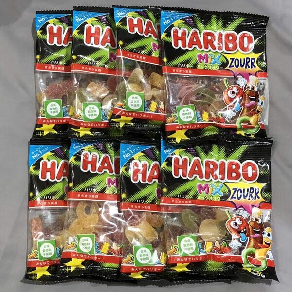 【送料無料】 ハリボー HARIBO ミックスサワー グミ 80g 8袋 賞味期限: 2024/10/31