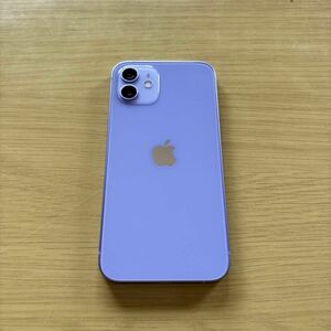 美品 iPhone12 パープル 64GB SIMフリー