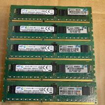 (05) SAMSUNG 1RX4 PC3L-12800R 8GB 5枚DDR3 Registered ECC サーバー用 メモリ_画像1