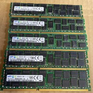 (08) server for memory SAMASUNG 16GB 2Rx4 PC3L-12800R *16GB×5 sheets operation not yet verification junk 