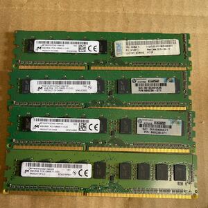 (013)MICRO 4GB 2Rx8 PC3L-12800E 4 шт. комплект 