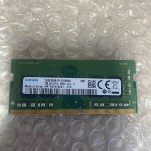 SAMSUNG 8GB 1Rx8 PC4-2666V-SA1-11ノート用 8GB 1枚