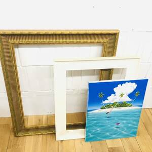 Art hand Auction [OP-5.3SA] 1 yen ~ Reproduction painting Dan Mackin Dan Mackin Ocean Beach Tropical Peace Tranquility Landscape Shining water Nature Plants Vibrant colors Artwork Painting Palm trees Waves, Artwork, Painting, others