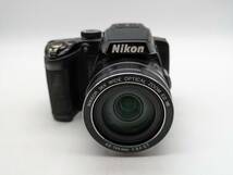 【OP13457SA】1円～ NIKON ニコン COOLPIX P500 カメラ ブラック レンズ NIKOR 36X WIDE OPITICAL ZOOM ED VR 付属品無し 動作未確認品_画像1