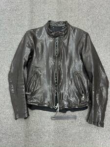 [OP13419HR]1 jpy ~ISAMU KATAYAMA BACKLASHi Sam ka Taya maba crash Single Rider's 1254-01 Italian shoulder jacket 